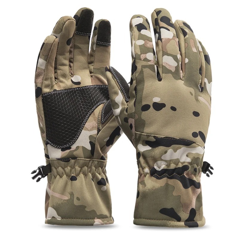 Waterproof Mitten Ski - ฤดูหนาวใหม่ Tactics กลางแจ้งการล่าสัตว์ WARM Non-SLIP ถุงมือตกปลาหน้าจอสัมผัสกันน้ําสกี