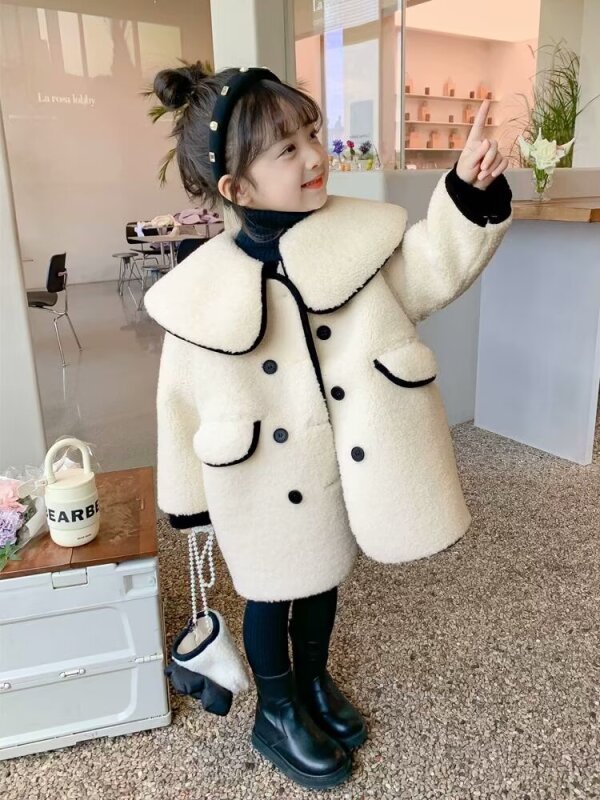 Winter Clothing Toddler - เสื้อโค้ทลำลองสำหรับเด็กผู้หญิงเสื้อคลุมแขนยาว2023เด็กวัยหัดเดินใหม่ฤดูใบไม้ร่วงฤดูหนาว