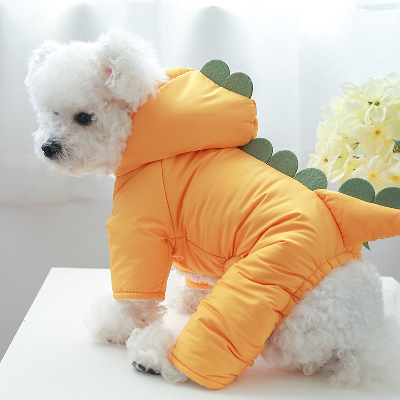Winter Clothing In French - หนาสัตว์เลี้ยงสุนัขฤดูหนาวเสื้อผ้าคอสเพลย์ไดโนเสาร์ Solid Snow Days ลงเสื้อส่วนบุคคลใหม่ปี French