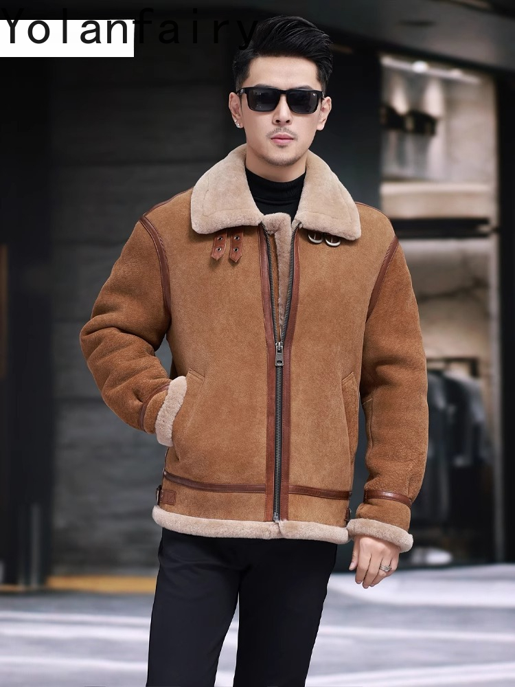 YOLANFAIRY เสื้อแจ็คเก็ตหนังแก - Quality Winter Clothing Jacket บทวิจารณ์และราคา