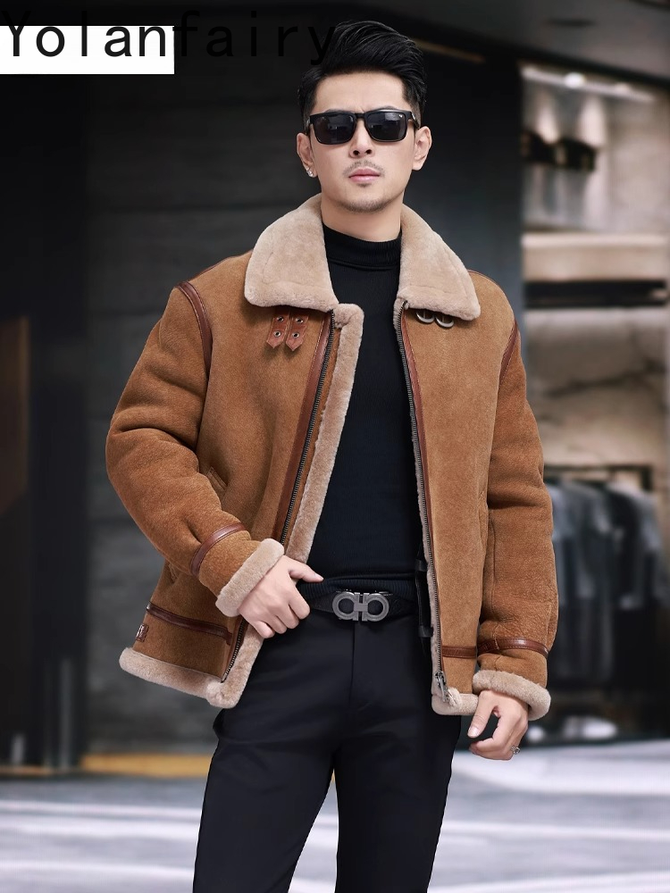 YOLANFAIRY เสื้อแจ็คเก็ตหนังแก - Quality Winter Clothing Jacket บทวิจารณ์และราคา