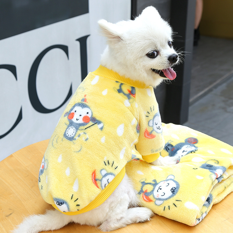 ลิงตลกพิมพ์ฤดูหนาวเสื้อผ้าสุนั - Winter Clothing In French บทวิจารณ์และราคา