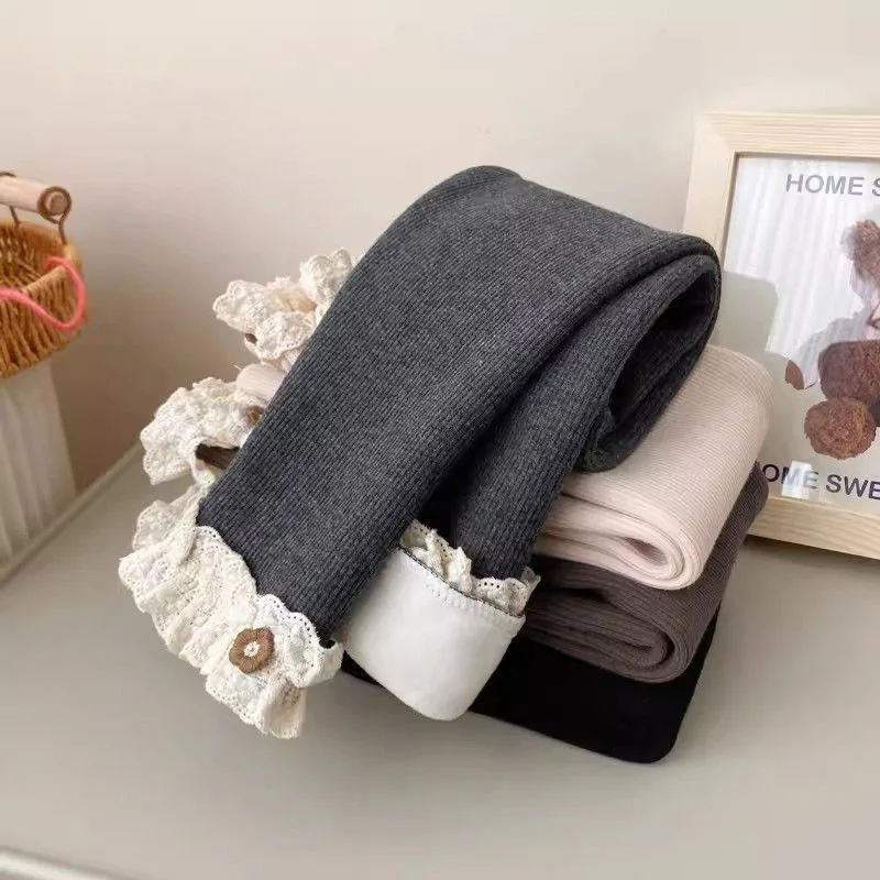 กางเกงเลกกิ้งเด็กผู้หญิงบุขนแก - Winter Clothing Toddler บทวิจารณ์และราคา