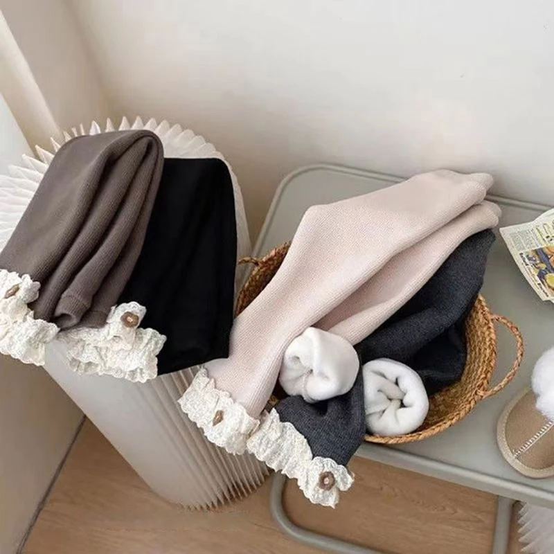 กางเกงเลกกิ้งเด็กผู้หญิงบุขนแก - Winter Clothing Toddler บทวิจารณ์และราคา