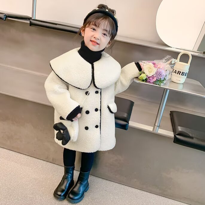 เสื้อโค้ทลำลองสำหรับเด็กผู้หญิ - Winter Clothing Toddler บทวิจารณ์และราคา