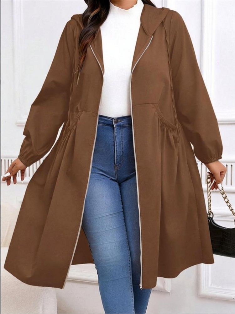 เสื้อโค้ทไซส์ใหญ่แบบมีเชือกรูด - Winter Clothing Clearance บทวิจารณ์และราคา