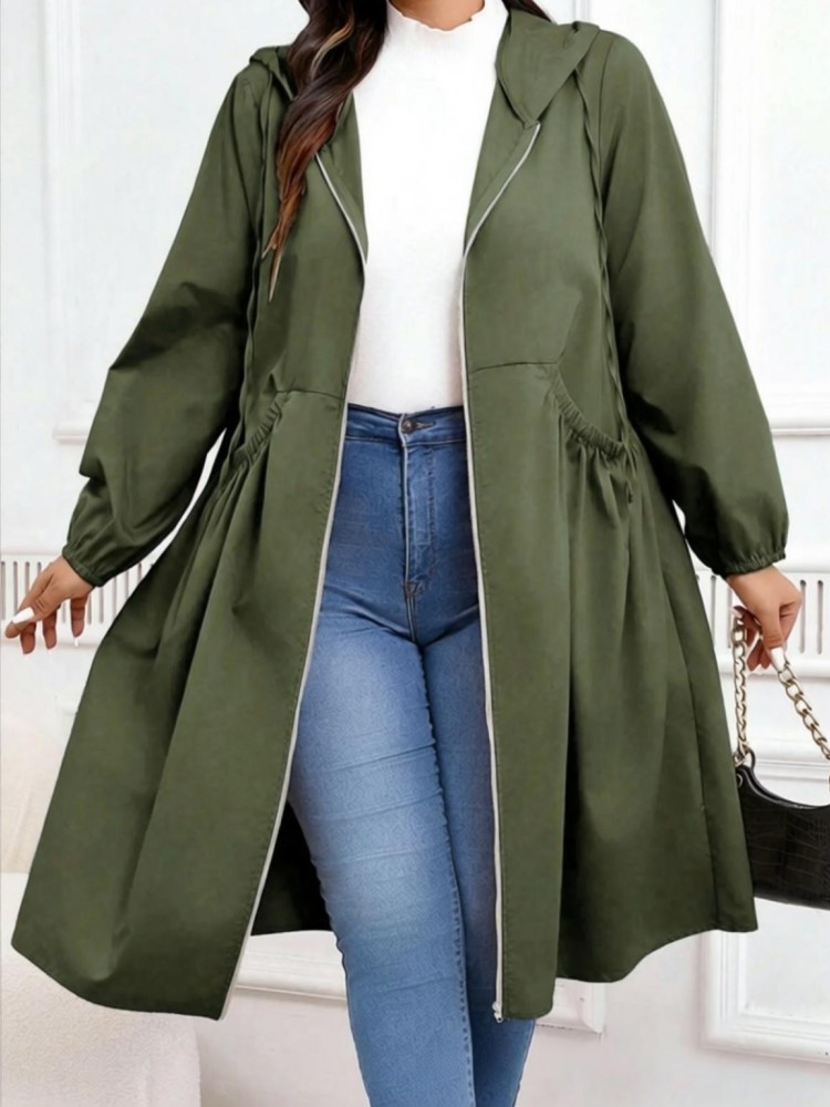 เสื้อโค้ทไซส์ใหญ่แบบมีเชือกรูด - Winter Clothing Clearance บทวิจารณ์และราคา