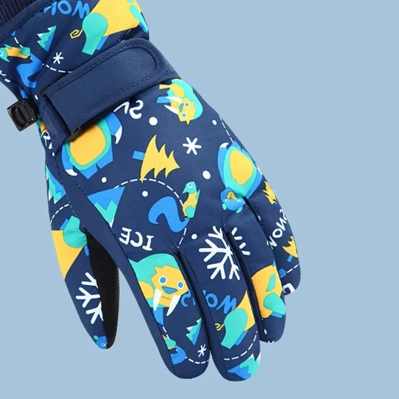 ถุงมือสกีเด็กฤดูหนาว ถุงมือเด็ - Waterproof Mitten Ski บทวิจารณ์และราคา