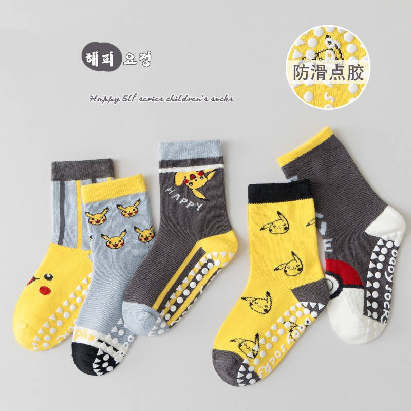 ถุงเท้าเด็ก 5 คู่ ลายการ์ตูนอน - Winter Clothing Kids บทวิจารณ์และราคา