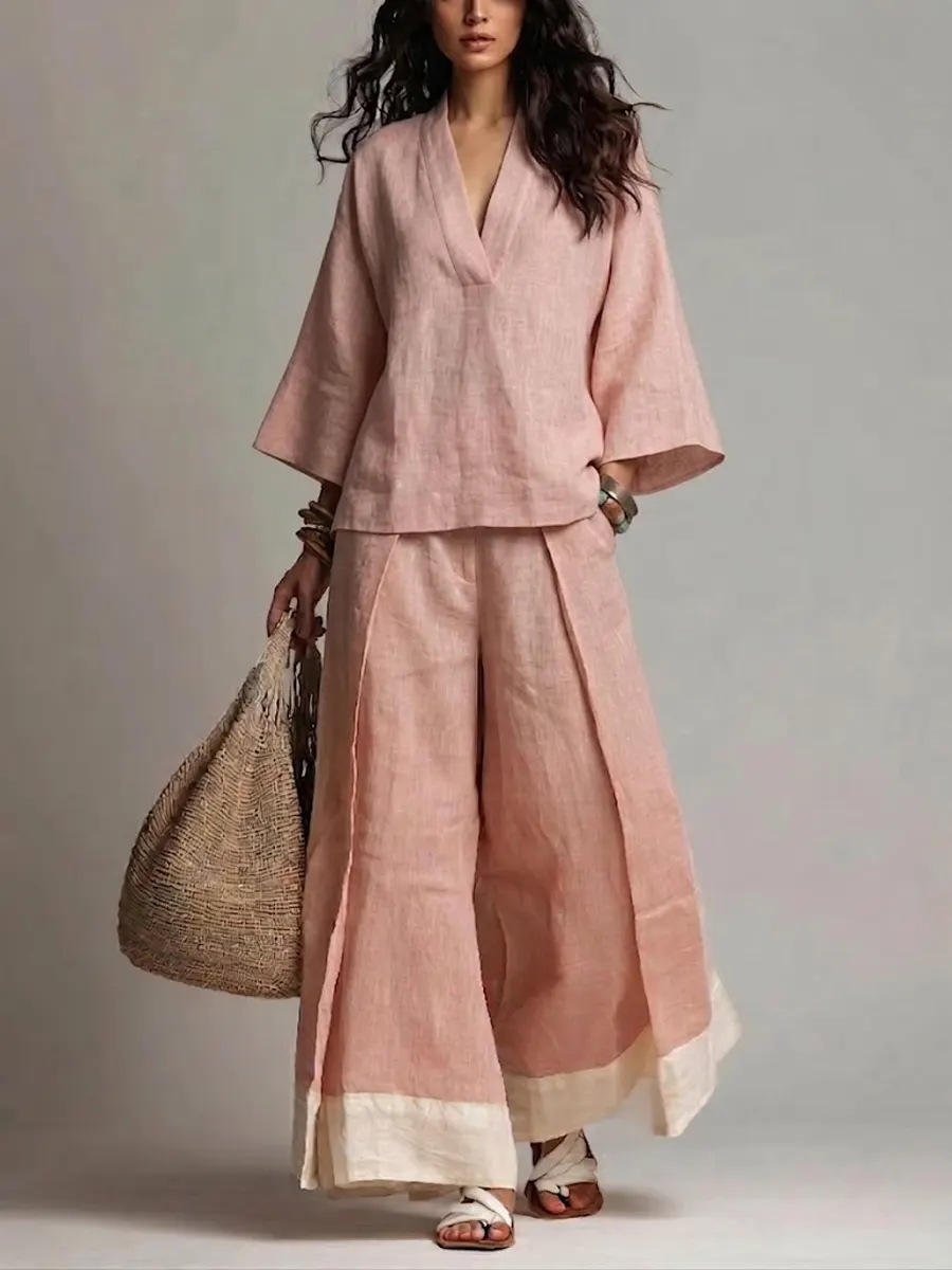 ชุดเซ็ตผ้าฝ้ายลินินคอวีสำหรับฤ - Winter Clothing Sale บทวิจารณ์และราคา