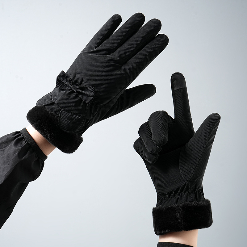 ถุงมือฤดูหนาวสำหรับผู้หญิงบุผ้ - Waterproof Mitten Ski บทวิจารณ์และราคา