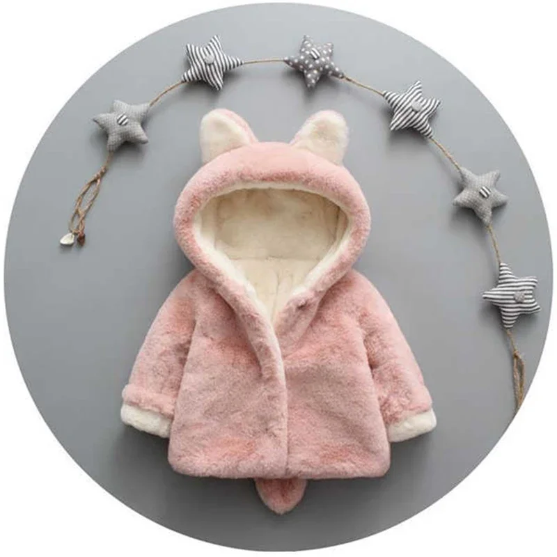 แจ็คเก็ตมีหูแมวน่ารักสำหรับเด็ - Winter Clothing Toddler บทวิจารณ์และราคา
