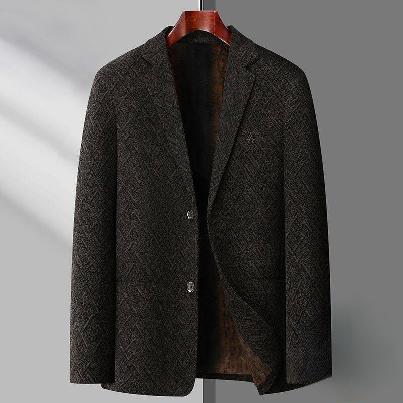 เสื้อสูทขนแกะอบอุ่นสำหรับผู้ชา - Quality Winter Clothing Jacket บทวิจารณ์และราคา