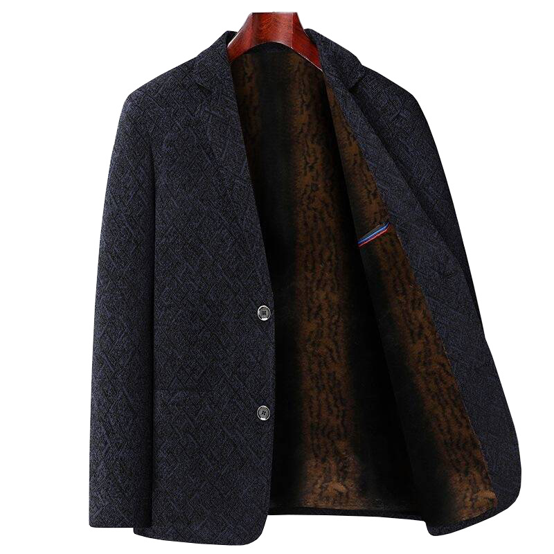 เสื้อสูทขนแกะอบอุ่นสำหรับผู้ชา - Quality Winter Clothing Jacket บทวิจารณ์และราคา