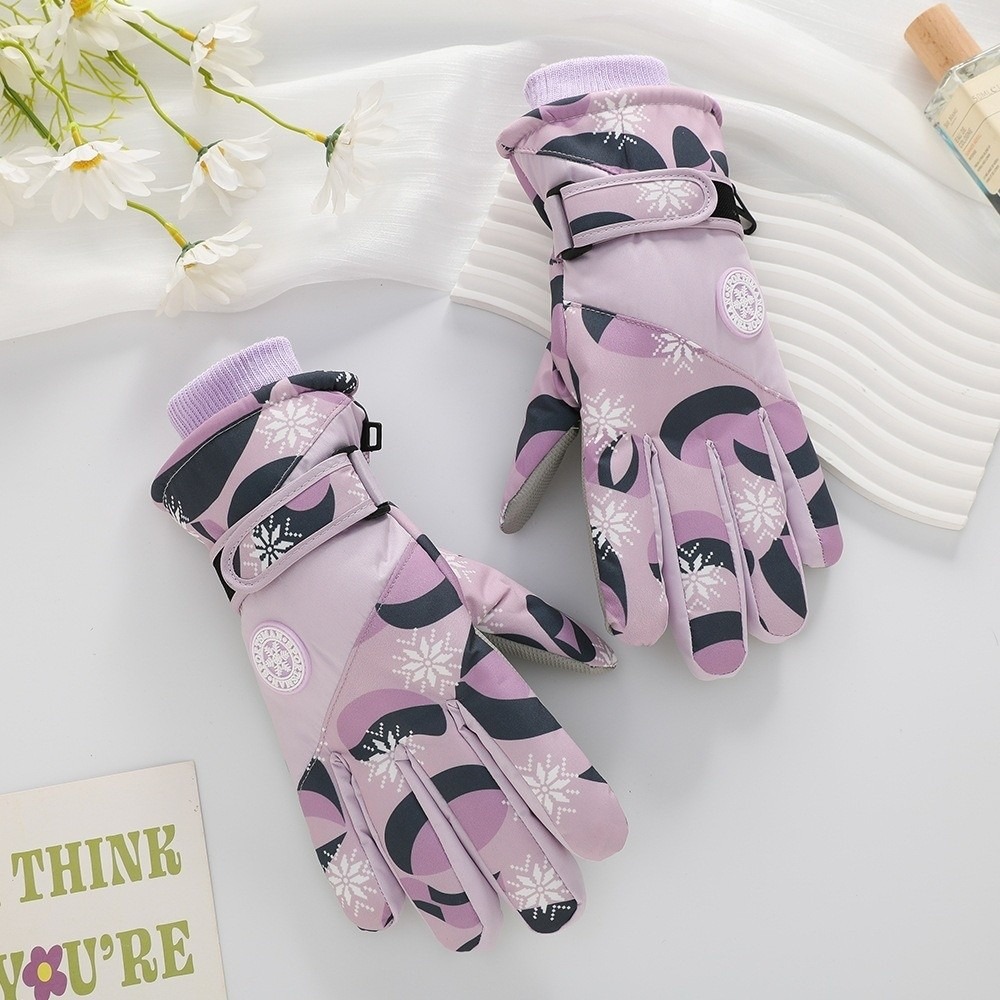 ใหม่ถุงมือสกีกันน้ำกันลมกันหนา - Waterproof Mitten Ski บทวิจารณ์และราคา