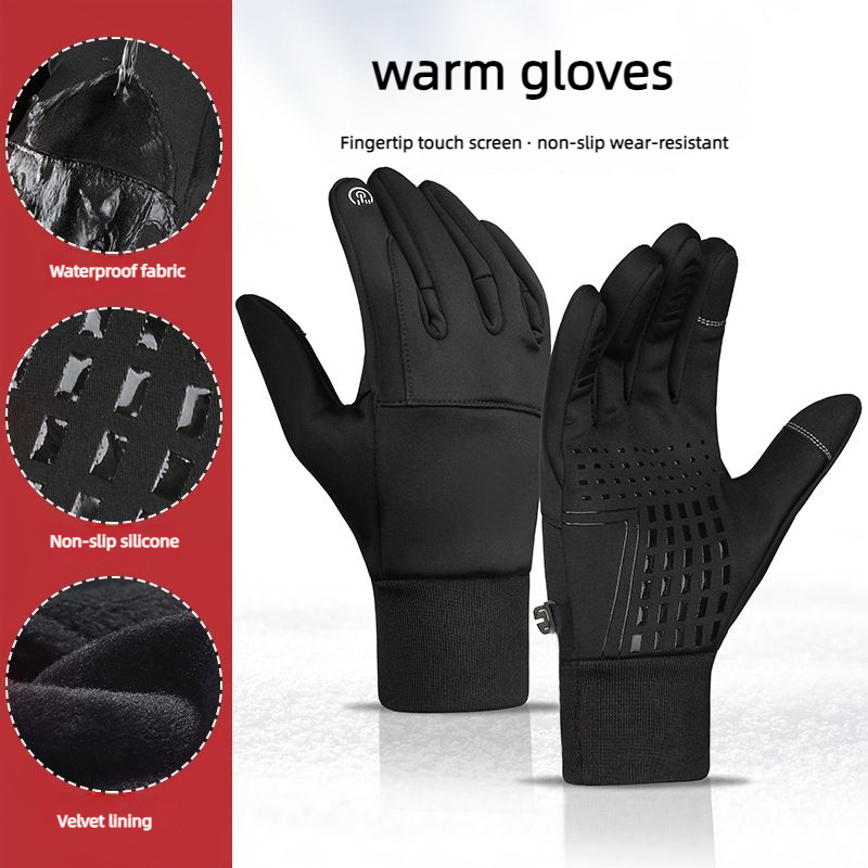 ถุงมือผู้ชายผู้หญิง, ถุงมือกัน - Waterproof Mitten Ski บทวิจารณ์และราคา